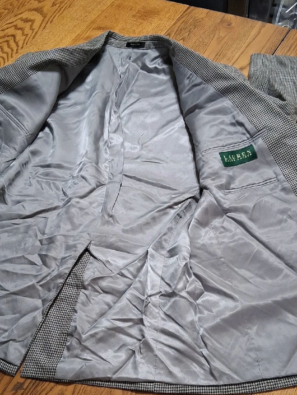 LAUREN RALPH LAUREN Mens BLAZER  40S Preowned Coat Jacket Sport ? Used SILK WOOL
